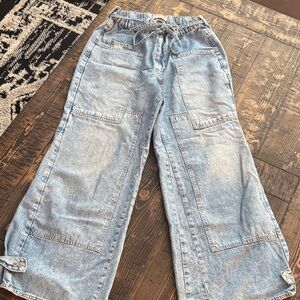 We The Free Sky Blue Denim Trousers